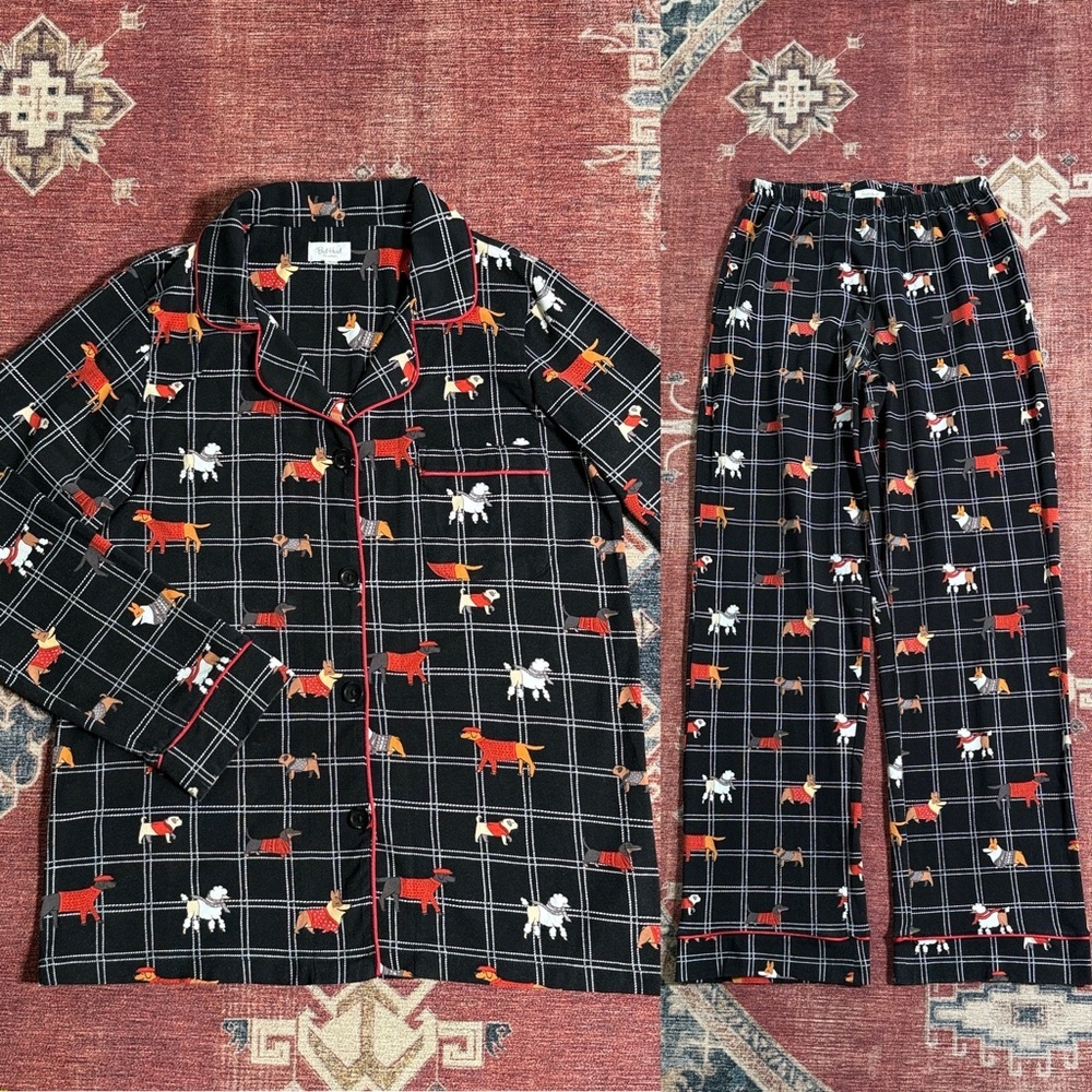 BEDHEAD Dog Print Pajama Set Size XS